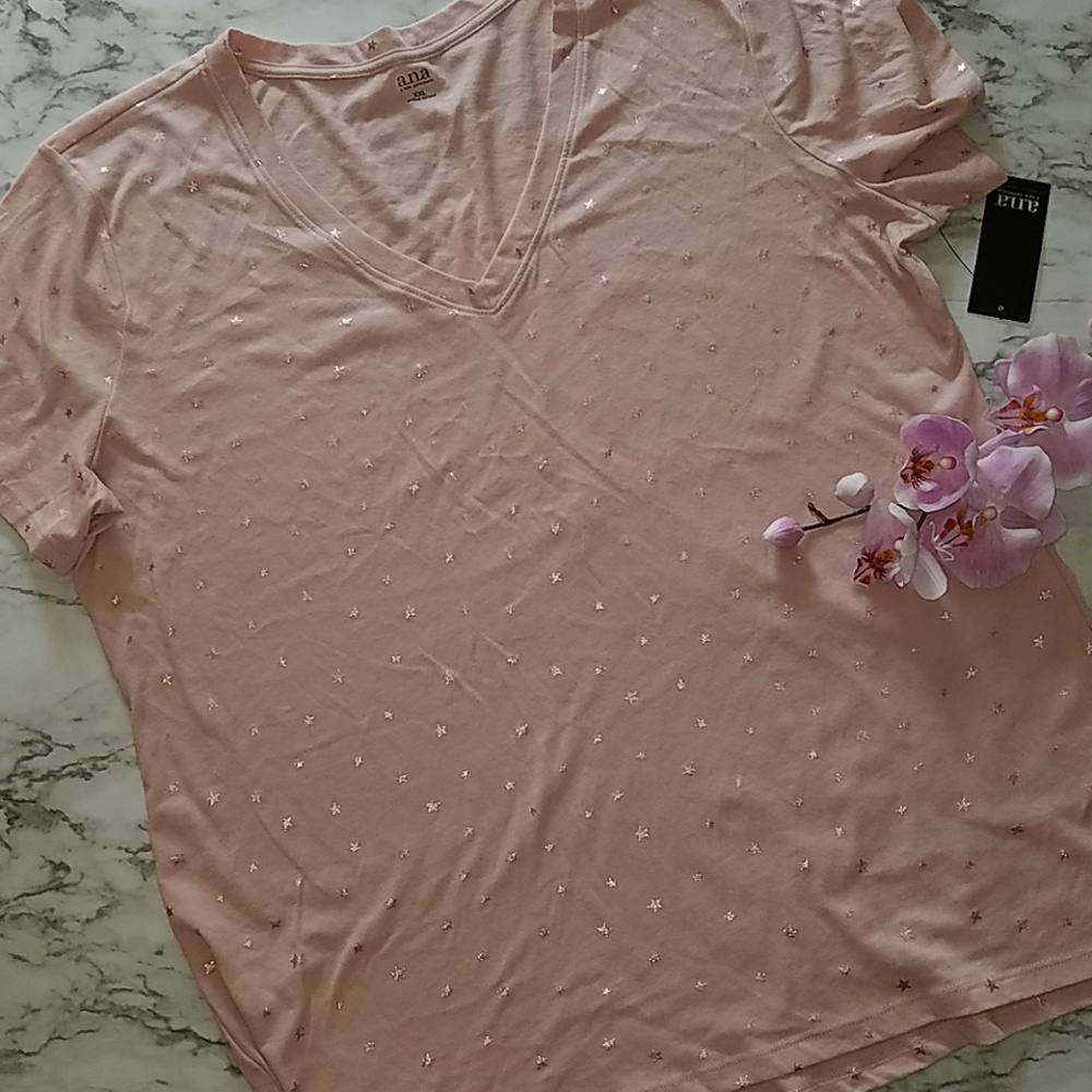 a.n.a. Rose Smoke Stars Top